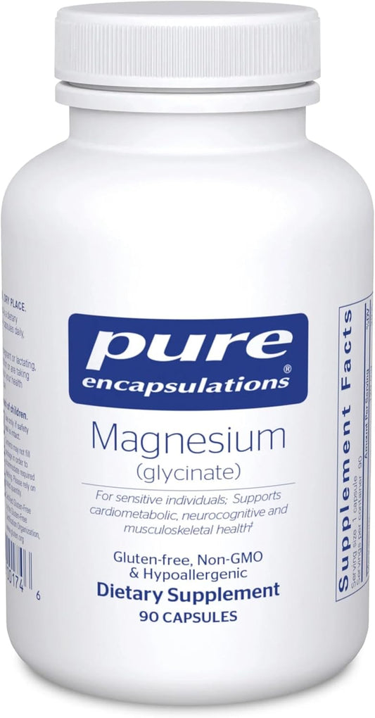 Pure Encapsulations Magnesium (Glycinate) - 90 Capsules - Beauty Storeology