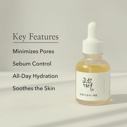 Beauty of Joseon Glow Serum Propolis and Niacinamide Hydrating Facial Soothing Moisturizer for Irritated Uneven Skin Tone, Korean Skin Care 30ml, 1 fl.oz - Beauty Store