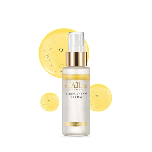 d'Alba Italian White Truffle First Spray Serum, Vegan Skincare, Hydrating Facial Mist with White Truffles, Glow Serum for Radiant Skin, All in One Care, 3.38 Fl Oz - Beauty Store