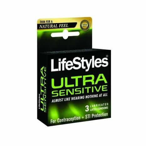 LifeStyles Ultra Sensitive Condoms 12 Pack - Beauty Store